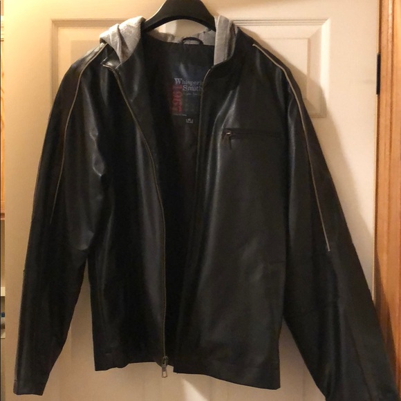 Mens Whispering Smith Hooded Leather 